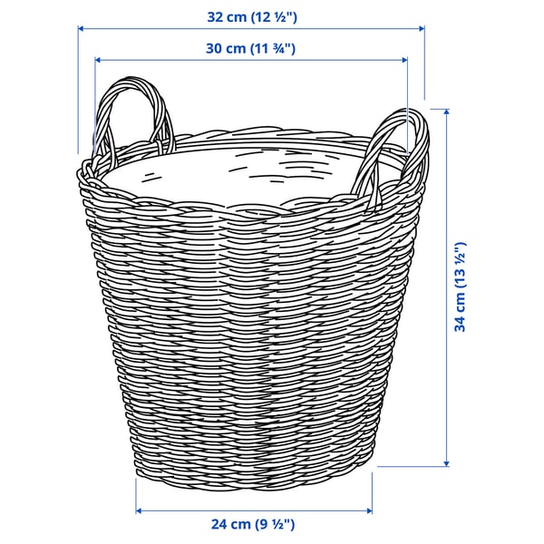 Illustration avec les mesures du produit : FLODBJÖRK.