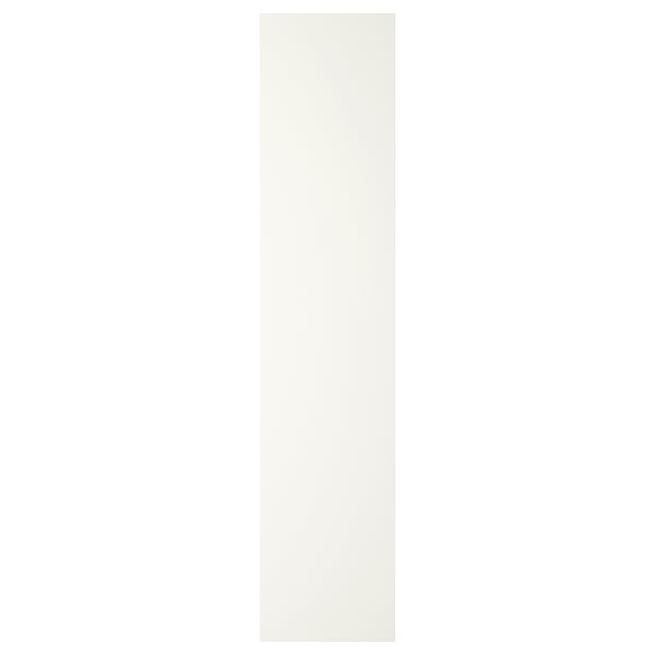 Porte FORSAND, blanche, simple, rectangulaire, s’adapte aux cadres pax, garantie 10 ans.