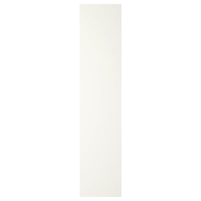 Porte FORSAND, blanche, simple, rectangulaire, s’adapte aux cadres pax, garantie 10 ans.