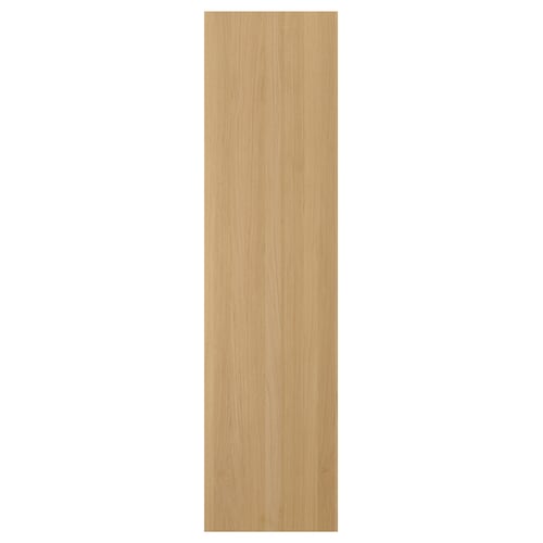 FORSBACKA panneau de cuisine en bois de chêne naturel à texture lisse.