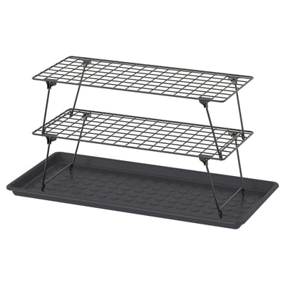 GREJIG / BAGGMUCK Meuble d'entrée, lot de 3, gris