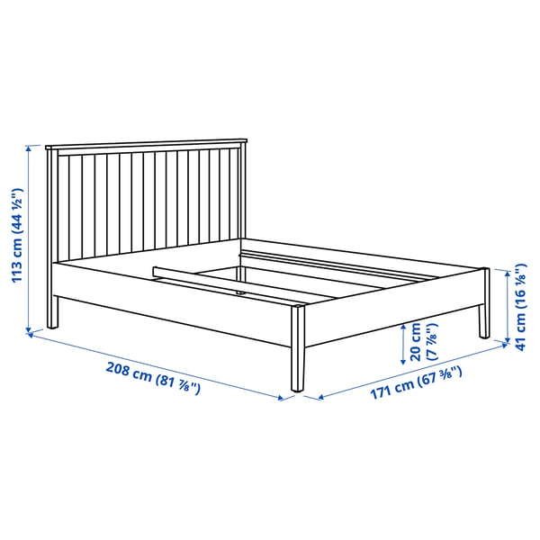Illustration avec les mesures du produit : GULLABERG.