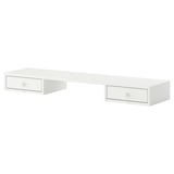 Un module de bureau GULLABERG blanc avec tiroirs, au design épuré et au style intemporel.