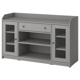 HAUGA Buffet, gris, 140x46x84 cm