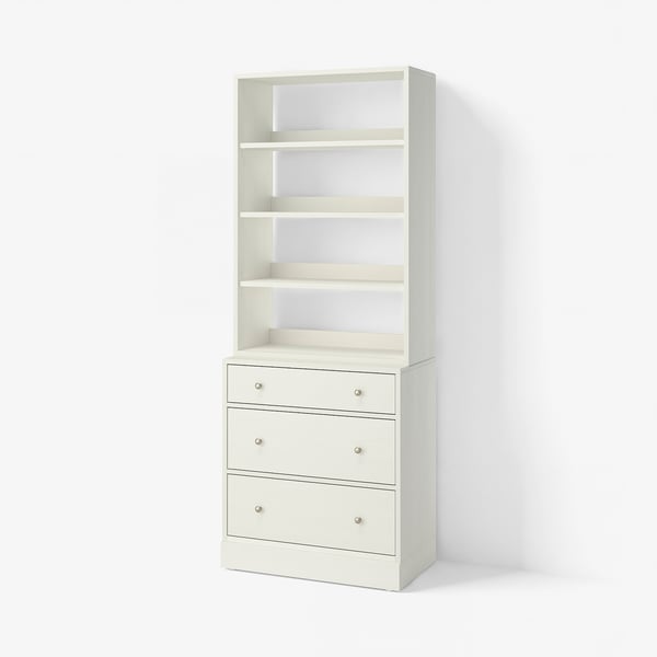 HAVSTA Combinaison de rangement, blanc, 81x47x212 cm