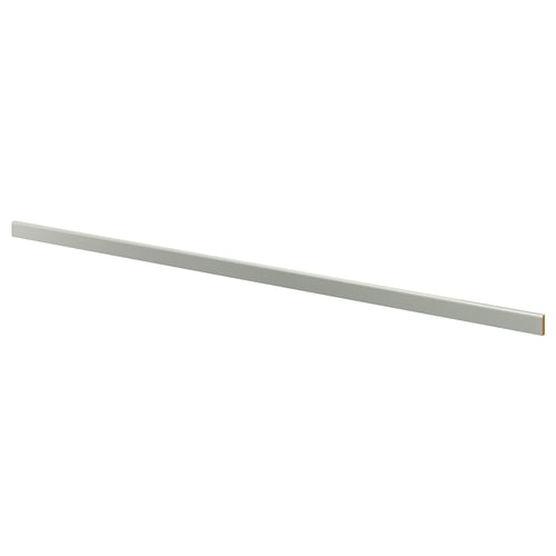 HAVSTORP : panneau de cuisine rectangulaire gris clair, surface lisse, lignes longues et droites.