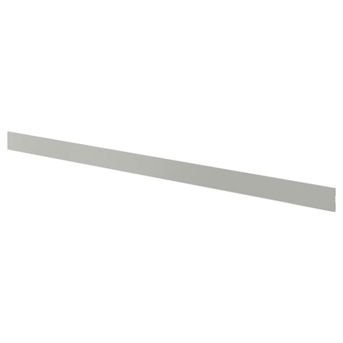 Socle de cuisine gris clair HAVSTORP, rectangulaire, lisse et uniforme.