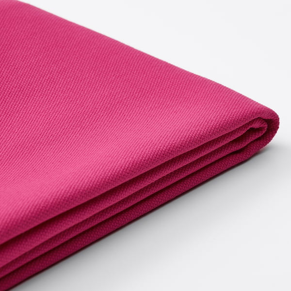 HJÄRTERÖ Housse de coussin, rose vif extérieur/intérieur, 50x50 cm