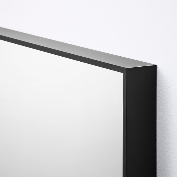 HOVET Miroir, noir, 78x196 cm