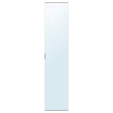 Porte miroir KAMMARTORP, blanche, rectangulaire, motif fraisé.