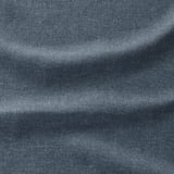 Gros plan du tissu du canapé KIVIK, montrant la texture détaillée et la qualité du tissage mélangé bicolore durable.