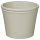 Jardinière ronde blanc cassé