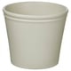 Jardinière ronde blanche