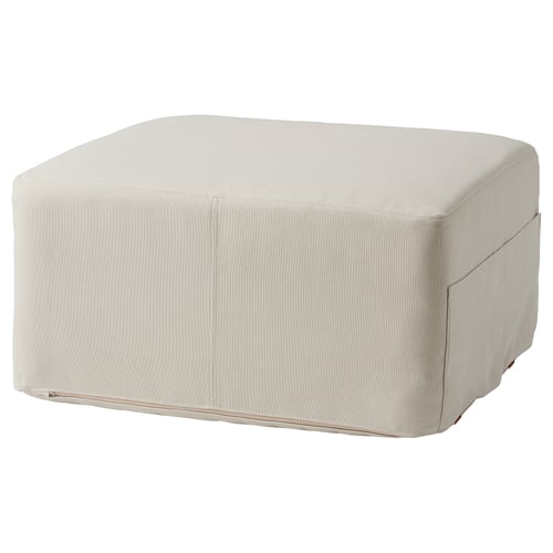 KOMPISHÄNG Matelas/pouf, beige/rouge, 80x200 cm