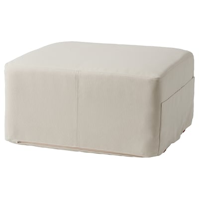 KOMPISHÄNG Matelas/pouf, beige/rouge, 80x200 cm