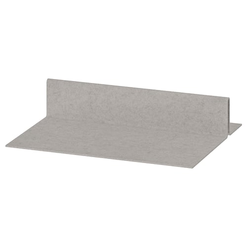 Insert d’étagère à chaussures KOMPLEMENT blanc cassé, forme rectangulaire, matériau en feutre résistant à l’eau.