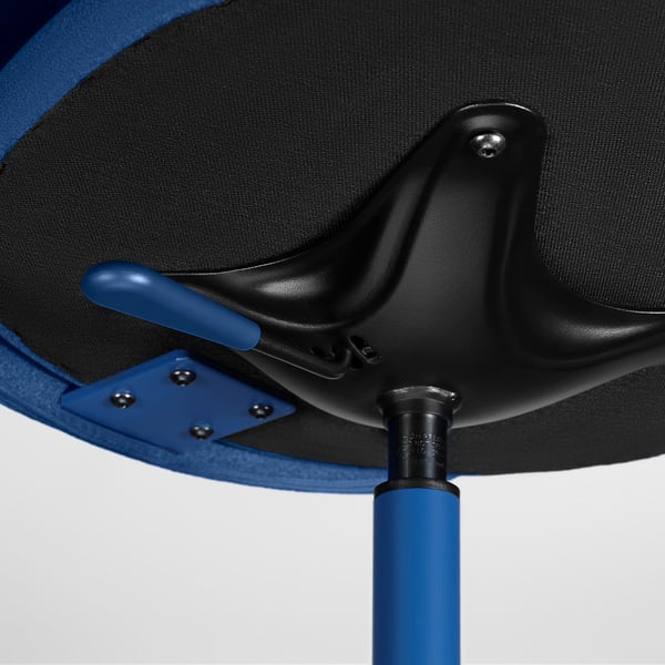 KRYLBO Chaise pivotante, Tonerud bleu