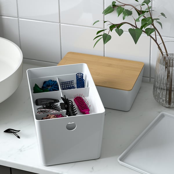 KUGGIS Accessoire avec 5 compartiments, blanc
