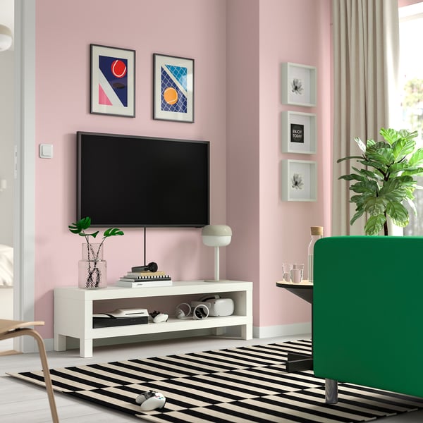 LACK Banc TV, blanc, 120x35x36 cm