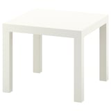 Table d’appoint IKEA LACK blanche - compacte, minimaliste.