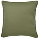 Coussin LAGERPOPPEL, vert, carré, fermeture éclair, polyester recyclé.