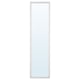 Miroir LILJETRÄD blanc, de forme rectangulaire, mural, design moderne.