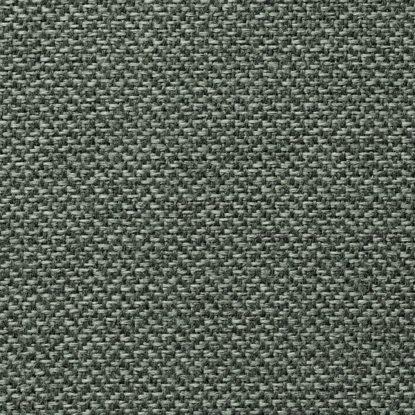 Tissu gris avec un motif à chevrons subtil, texture douce et légèrement brillante.