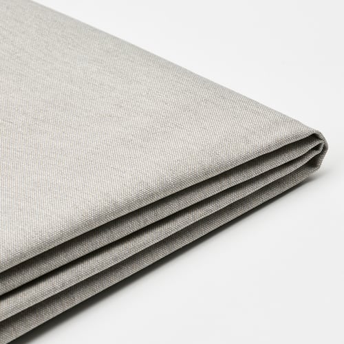 LJUSFJÄLLET Housse de tête de lit, Knisa beige clair, 140 cm