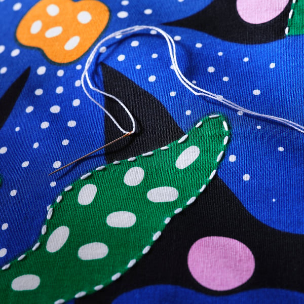 MÄVINN Housse de coussin, multicolore/motif floral, 50x50 cm