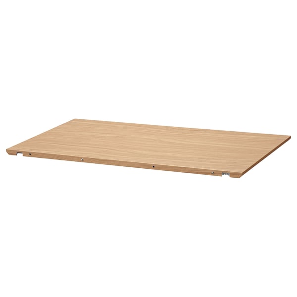 Table en chêne MELLANSEL, forme rectangulaire, finition bois naturel, bords lisses, design extensible.