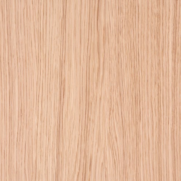 Plateau de table épuré et élégant avec placage de chêne lisse mettant en valeur des motifs de grain de bois fins, dégageant une qualité et une durabilité élevées.