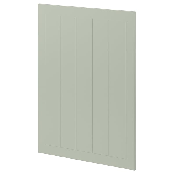 Armoire de cuisine METOD en vert, de style lambrissé, rectangulaire, matériau léger.