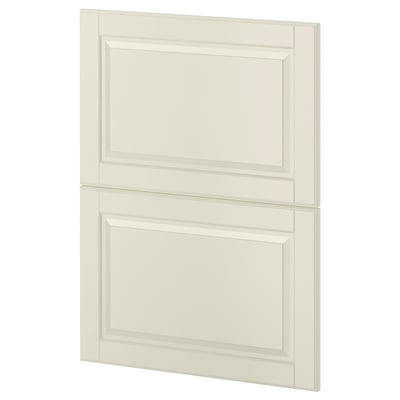 Porte de cuisine METOD, blanc cassé, bords biseautés, rectangulaire.