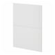 Armoire de cuisine blanche METOD, carrée, simple.