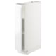 Armoire de cuisine METOD blanc brillant, rectangulaire, design moderne.