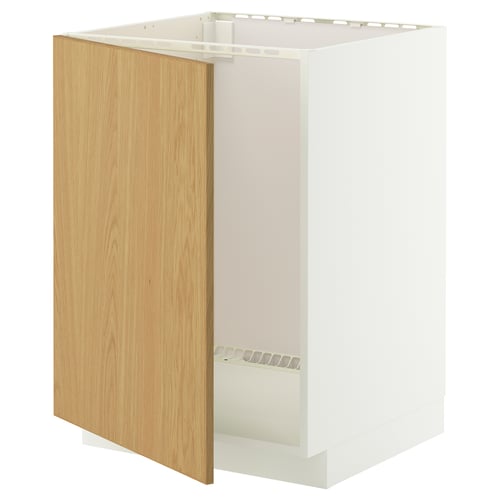 Armoire de cuisine METOD en bois blanc et clair.