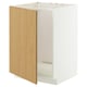 Armoire de cuisine METOD en bois blanc et clair.