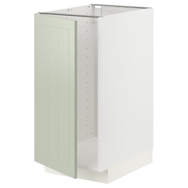 Armoire de cuisine METOD en vert avec un design moderne et carré.