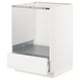 Cadre d’armoire de cuisine METOD blanc, design moderne, surfaces élégantes, prêt à être assemblé.