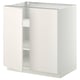 Armoire de cuisine METOD, blanche, rectangulaire, design moderne.