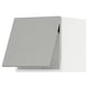 Armoire de cuisine moderne METOD grise, design épuré avec une finition minimaliste gris clair, forme rectangulaire, lignes épurées, partie intégrante d’un système modulaire.