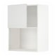 Armoire de cuisine METOD blanche, forme rectangulaire, design plat, étagère réglable.