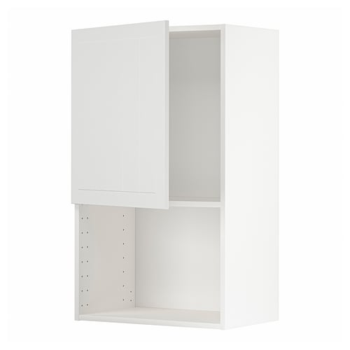 Armoire de cuisine Ikea METOD blanche avec étagère réglable.