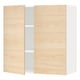 Armoire de cuisine en bois METOD avec 2 portes et étagère réglable.