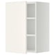Armoire murale ikea METOD blanche, design moderne avec étagère réglable.