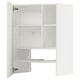 Armoire de cuisine METOD, blanc cassé, étagères réglables, design carré.