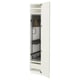 Armoire de cuisine METOD blanche avec tiroir coulissant et étagère réglable.