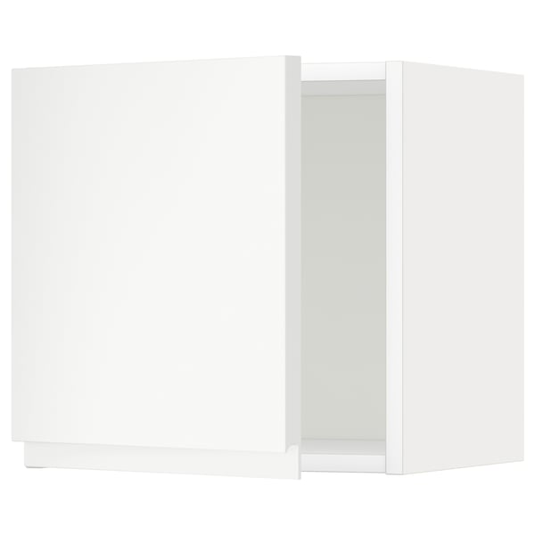 Armoire de cuisine METOD blanche moderne, design minimaliste élégant.