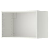 Armoire murale METOD blanche, rectangulaire, moderne, en panneaux de particules de mélamine, dos pré-percé.
