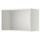 Armoire murale METOD blanche, rectangulaire, moderne, en panneaux de particules de mélamine, dos pré-percé.